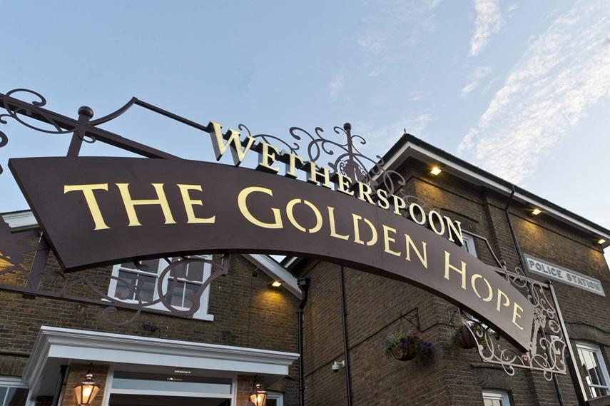 Hotel The Golden Hope Wetherspoon Sittingbourne Exterior foto